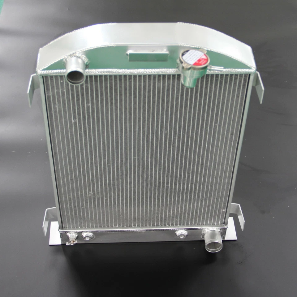 Para Ford Modelo 81 A 82 A 85 1938 Chevy V8 Eng 3 filas radiador de aluminio 20" × 17" Foto 2 de 4