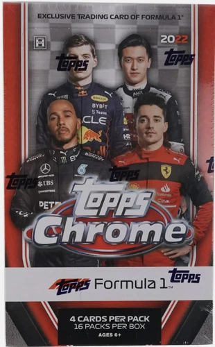 2022 Topps Chrome Formula 1 Racing Factory Sealed Hobby LITE Box 16 Packs!