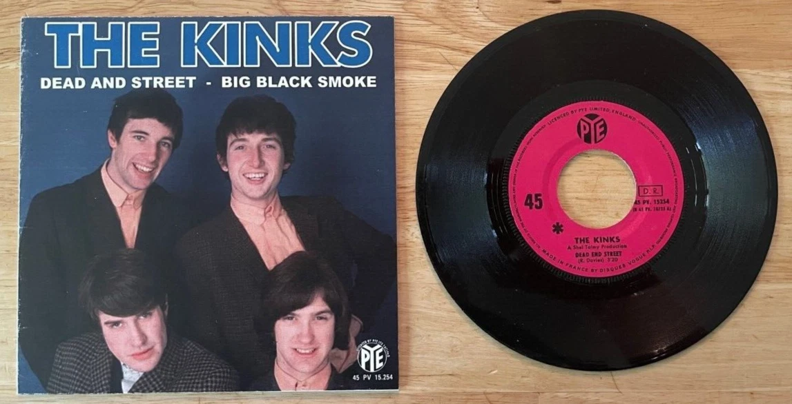 The Kinks Near Mint (NM or M -) Grading 45 RPM Speed Vinyl Records