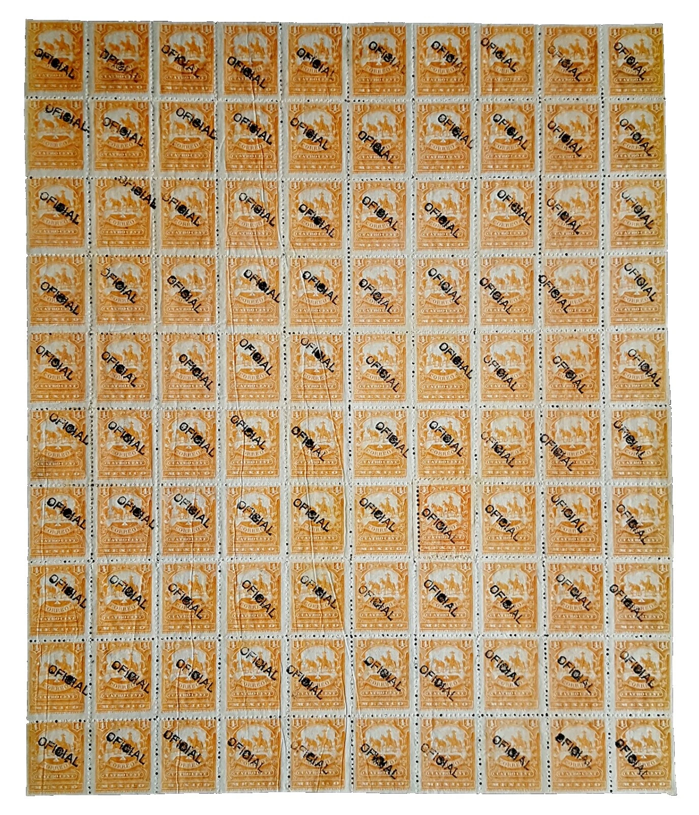 Caballos en excelente estado nunca abisagrado/estampillada sin montar o nunca montada Estampillas mexicanas