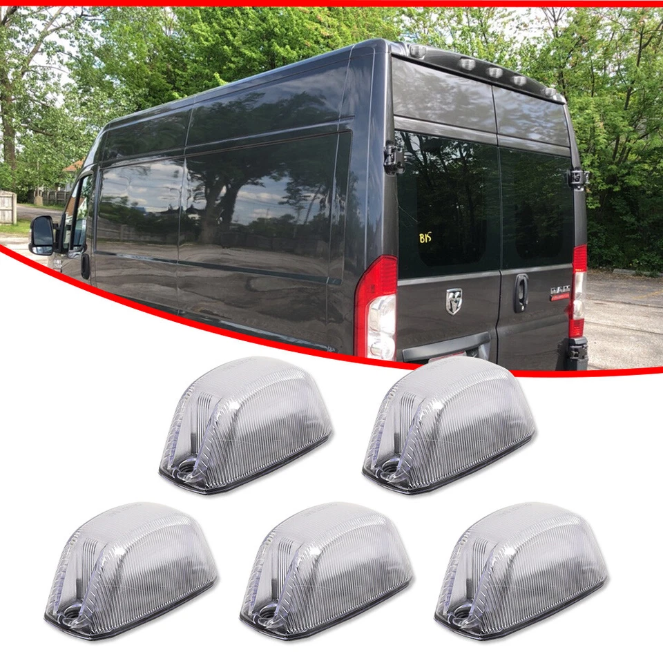 Carcasa de luz de circulación de techo de cabina trasera para Dodge RAM Promaster 1500 2500 3500 14-23 Foto 2 de 4