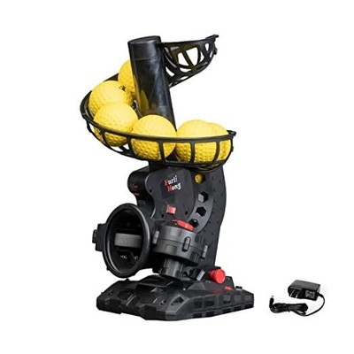 Upgraded Electronic Baseball Pitching Machine, Adjustable Angles & Speed, AC 