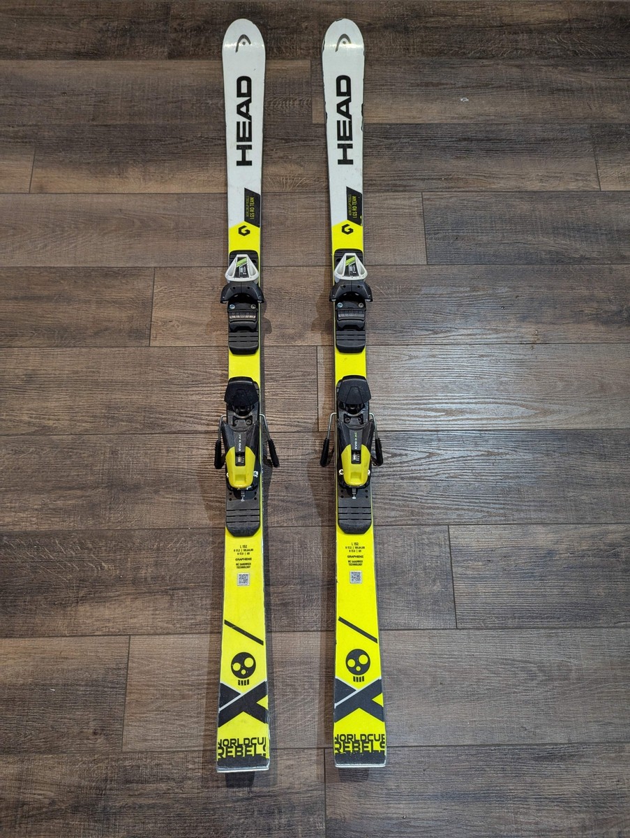 Head I.GS RD Team World Cup Rebels skis, 152cm, with Head