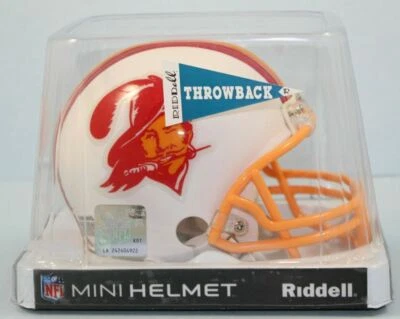 NFL Tampa Bay Buccaneers 1976 -1996 Throwback Riddell VSR4 Mini Helm