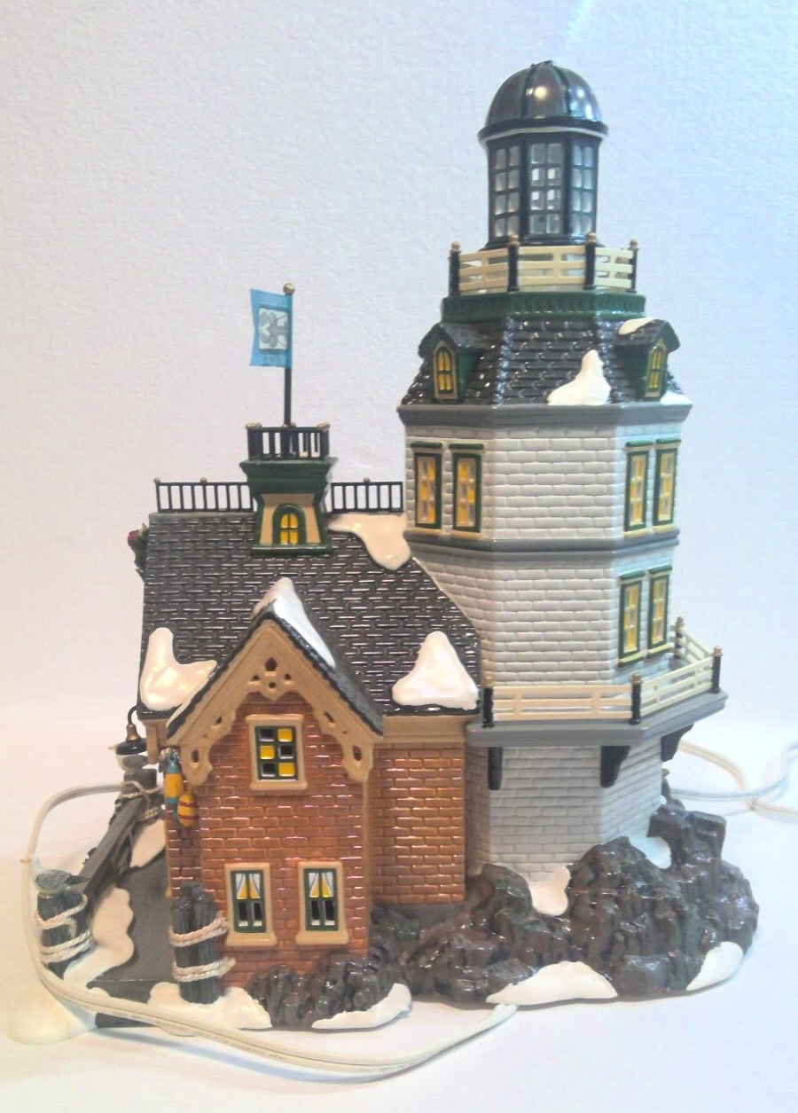 Department 56 Snow Village Candlerock Lighthouse Restuarant 55045 25th