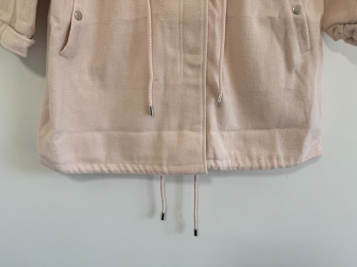 Simply Be Longline Coat Wool Blend Soft Winter Size 14 Pink - Picture 3 of 9