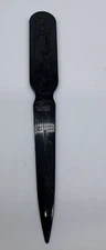 Vintage Black Fuller Brush Company Letter Opener Man & Woman w/Briefcase  MCM