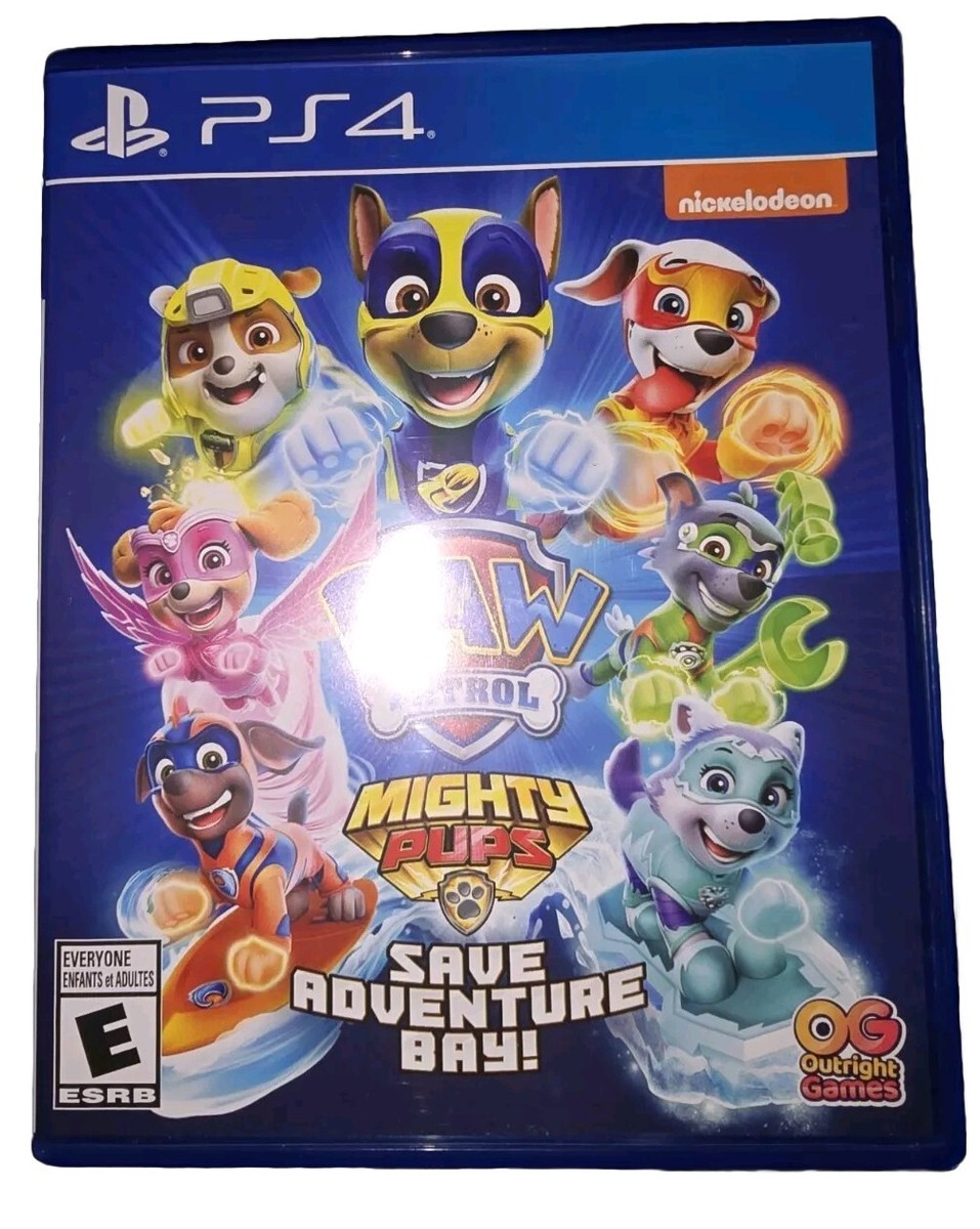 PAW Patrol Mighty Pups Save Adventure Bay (Sony PlayStation 4, 2020) PS4