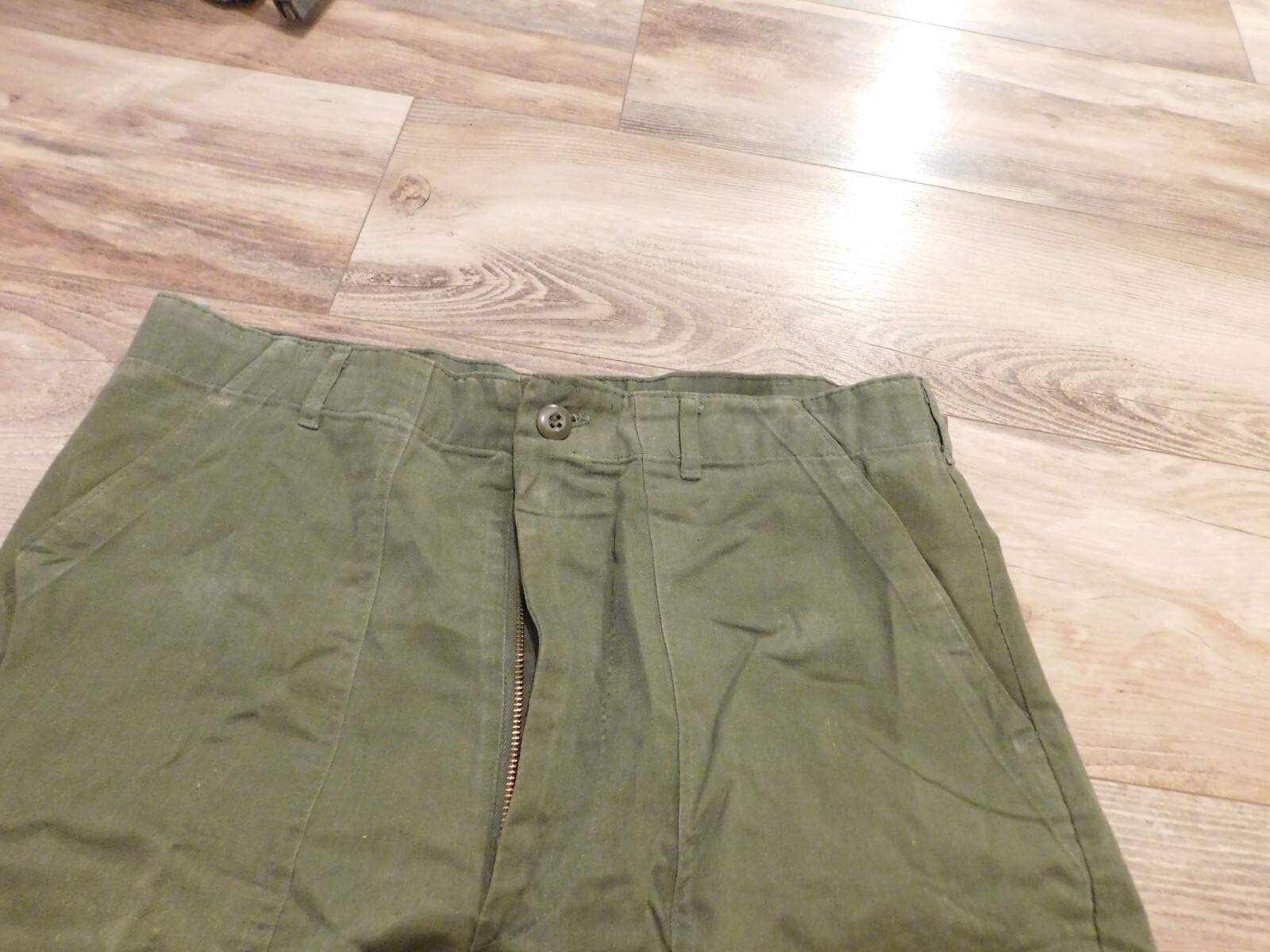 Vintage US Army OG 507 Utility Pants – Men's Size 42 X 30 – Olive Green – 80s Military Surplus