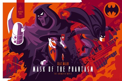 Tom Whalen ''Batman: Mask of the Phantasm'' 3D Lenticular PLEX.  36x24. 1 Of 50