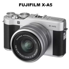 FUJIFILM X-A5 Digital Camera silver w/ 15-45mm f/3.5-5.6 lens
