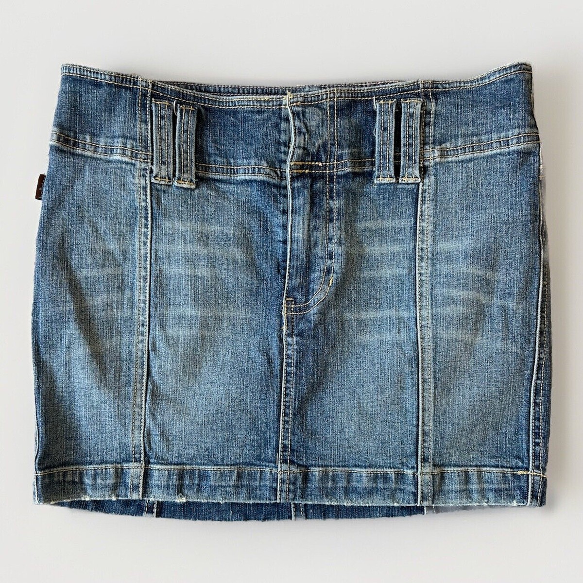 Poshmark Yellow Denim Skirt Hollister Vintage Hollister Y2K Low