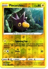 Pokemon Card PINCURCHIN Rare Reverse Holo 062/185 VIVID VOLTAGE NM/M