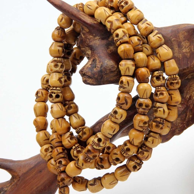 Skull Bone Tibet Buddhist 108 Prayer Beads Mala Necklace9mm eBay