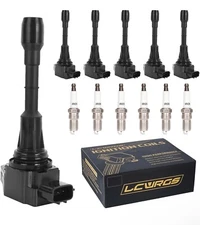 Set of 6 Ignition Coil Packs & Spark Plugs. Coils Spark Plugs Replaces# UF550