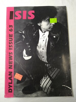 Bob Dylan News Issue October November 1995 No. 63 ISIS Fan Magazine