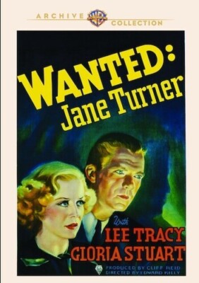 DVD Wanted: Jane Turner (1936) NEW Lee Tracy, Gloria Stuart