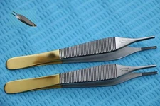 2 T/C GERMAN GRADE  ADSON BROWN TISSUE FORCEP 4.75" WITH TUNGSTEN CARBIDE INSERT