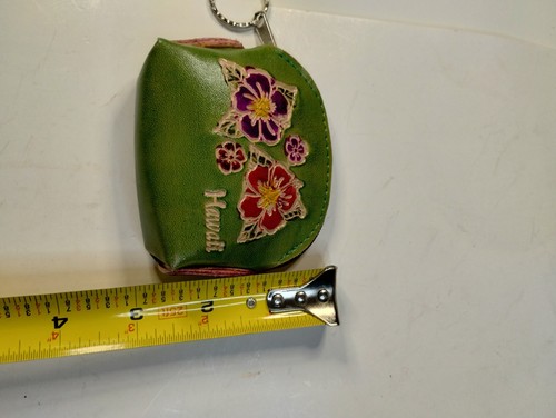 Leather Hawaii Coin Purse - Picture 3 of 7