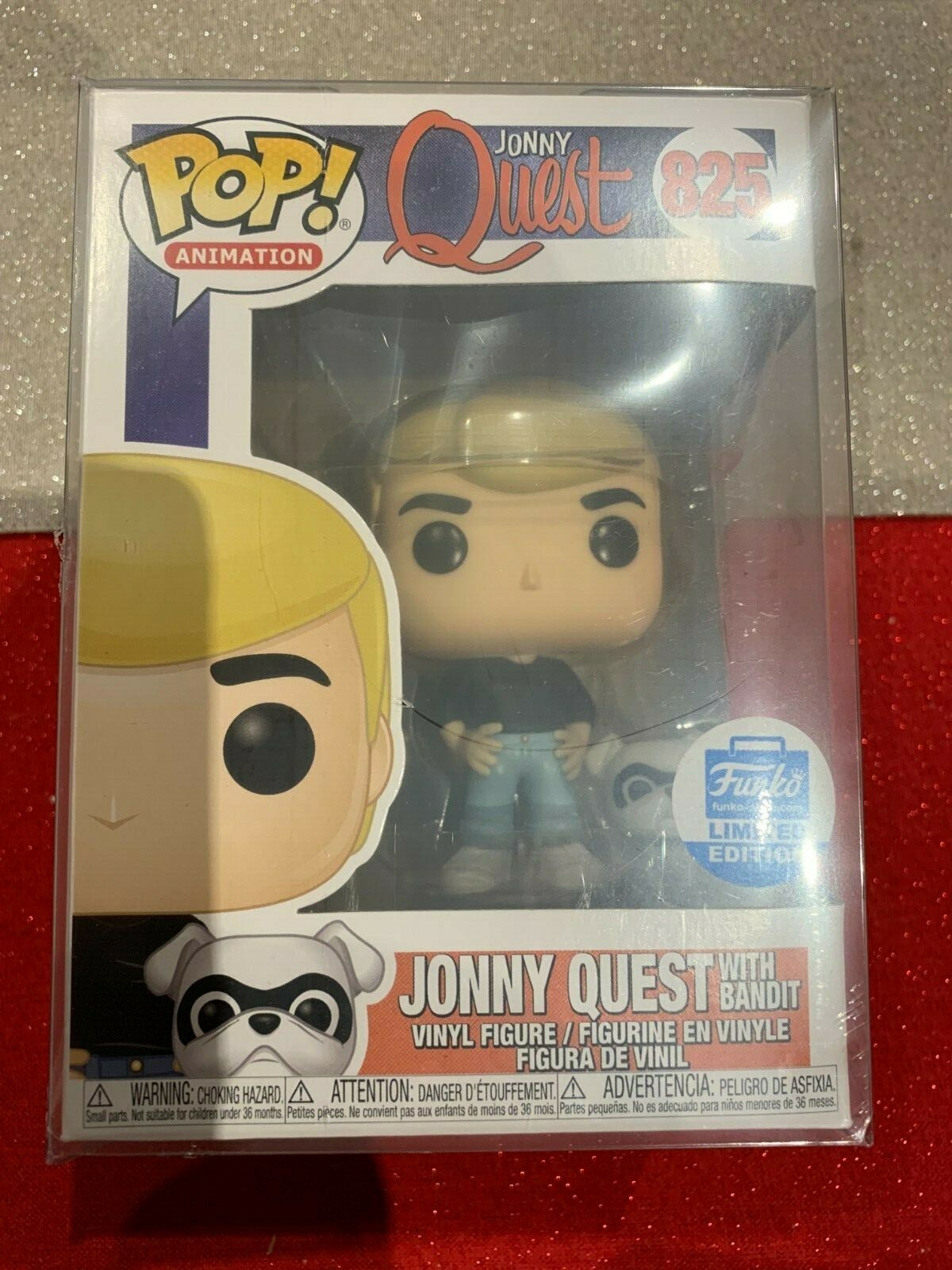 Funko Pop! Animation- Jonny Quest With Bandit #825 + Pop Protector