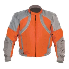 OSi Trek Air Flo Orange Textile Motorcycle Jacket Men's Size 2X