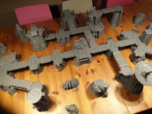 Sci fi Military Base - Infinity, Star wars legion/shatterpoint wargaming terrain - Picture 2 of 14
