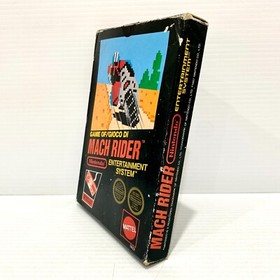 Mach Rider + Box - Nintendo NES - Tested & Working - Free Postage