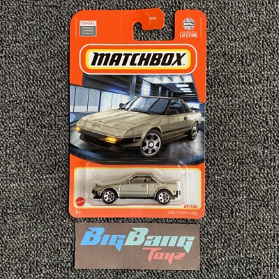 Matchbox 1984 Toyota MR2 Champagne #67 Mainline 2024 Case J (In
