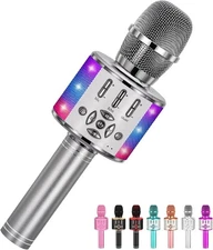 Juguetes Para Ninas De 5-12 Anos Microfono Inalambrico De Bluetooth Karaoke Mic