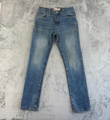 Levis 502 Jeans W29 L31 Regular Taper Blau Denim Herren Freizeit Slim Fit Classic