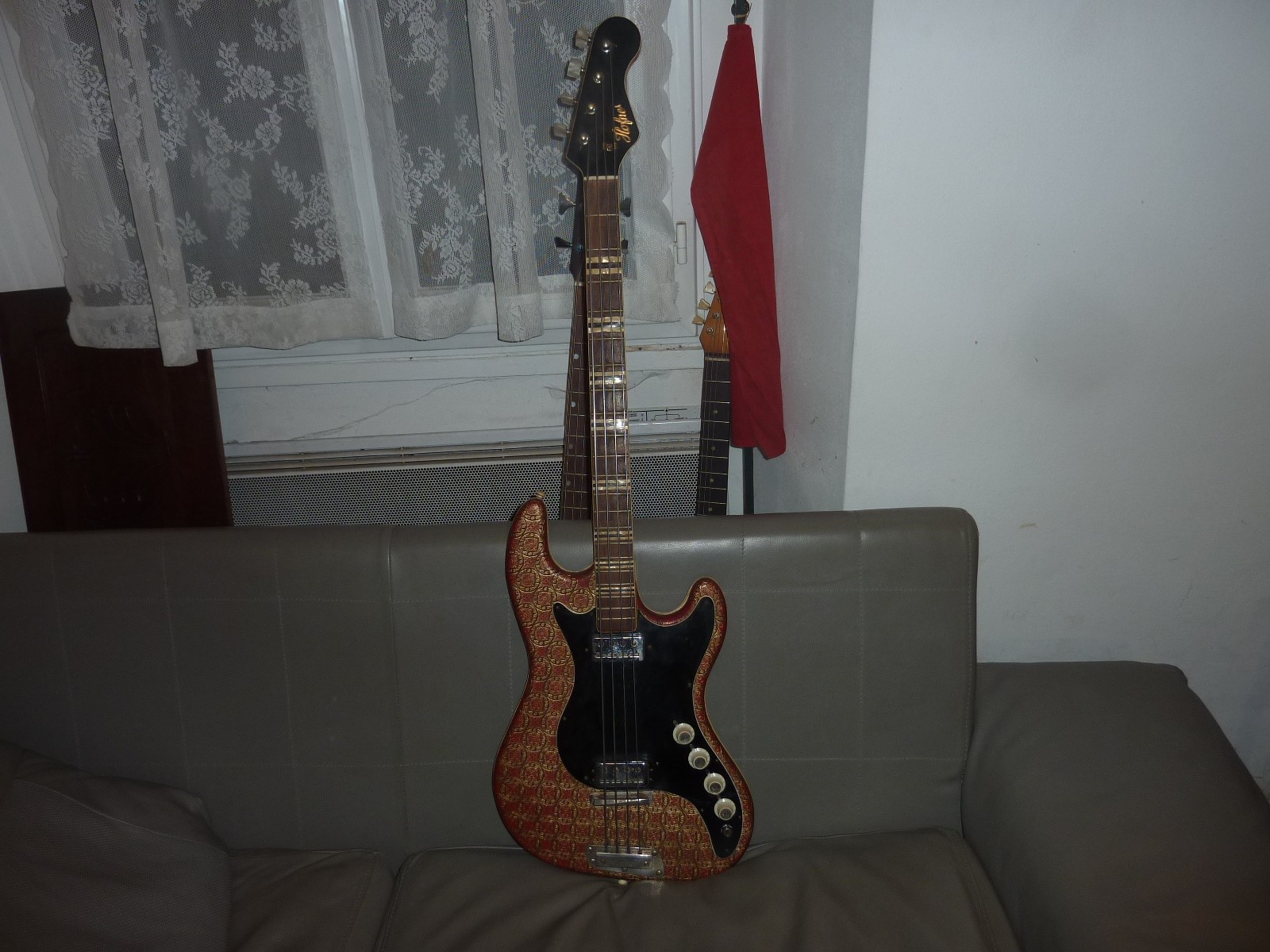 Hofner 185 Artist Bass Brokat Germany 1960