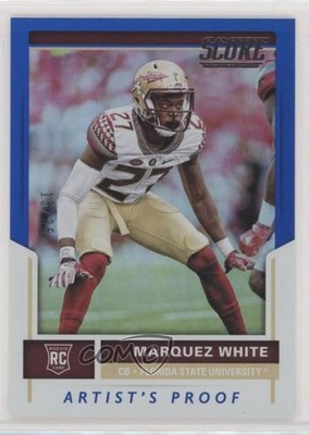 2017 Score Rookies Artist's Proof 15/35 Marquez White #345 Rookie RC 0q0