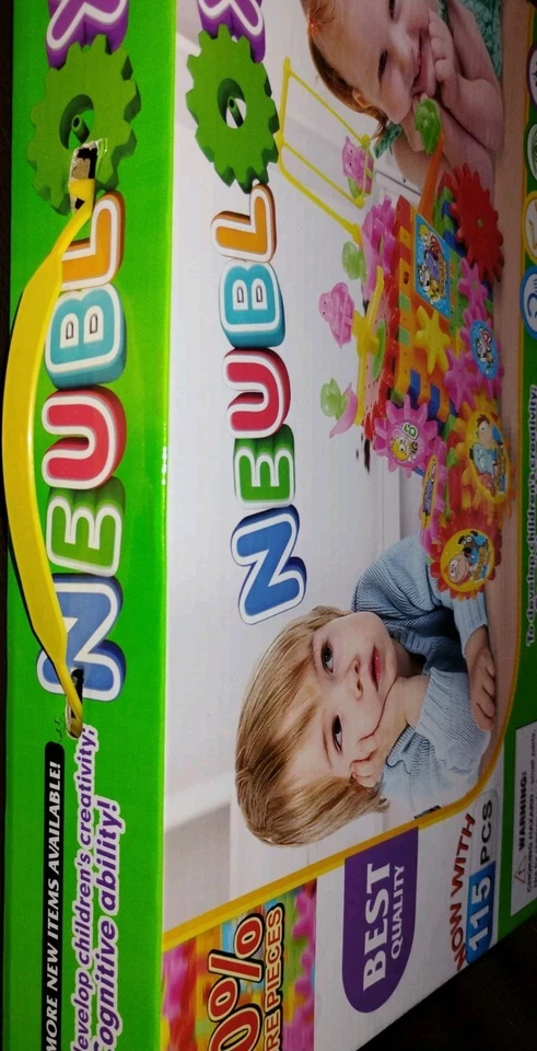 Neublox Age 3+ 81 PC Interlocking Learning Blocks w/Spinning Gears. NEW - Image 4 of 4