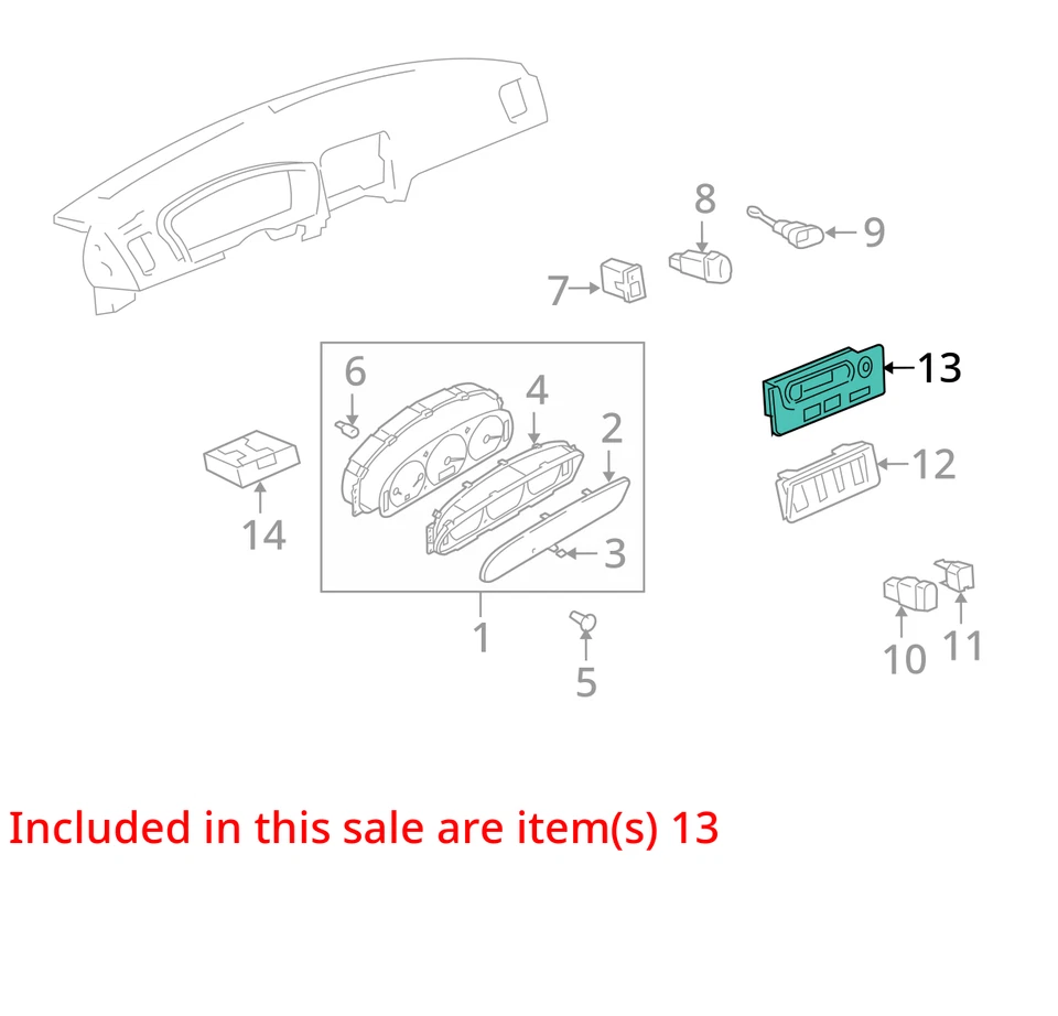 97250-39501 CALENTADOR AIRE ACONDICIONADO CONTROL DE TEMPERATURA 9725039501 NUEVO OEM HYUNDAI XG350 2003-2005 Foto 3 de 4