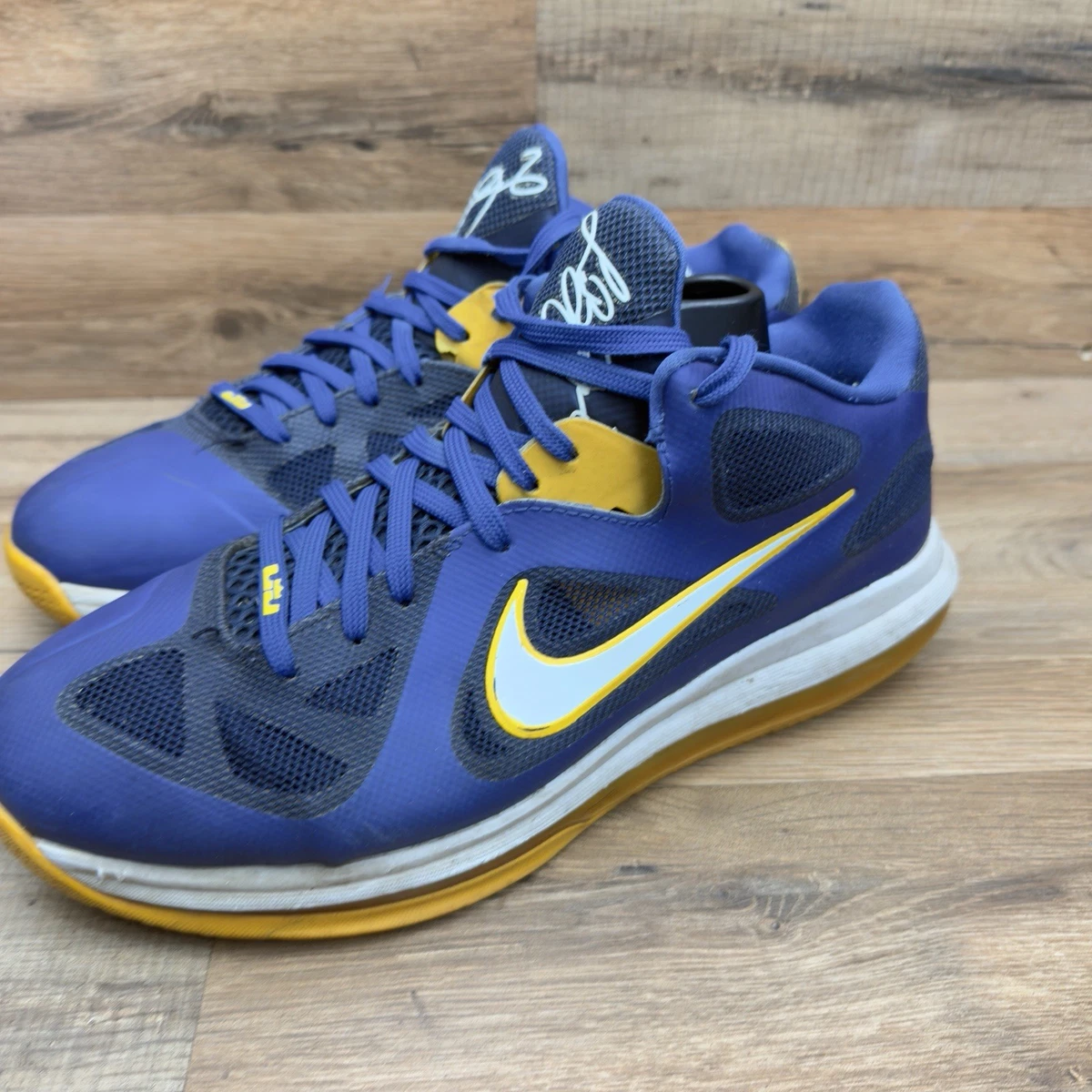 Nike LeBron James IX Low Entourage Shoes Men Size 13 Nike Lebron 9 IX Low Entourage Sneakers Game Royal  main image 4