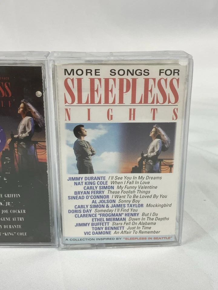 SLEEPLESS IN SEATTLE Cassette Tape Lot of 2 Original Soundtrack and More Songs - Image 4 of 4