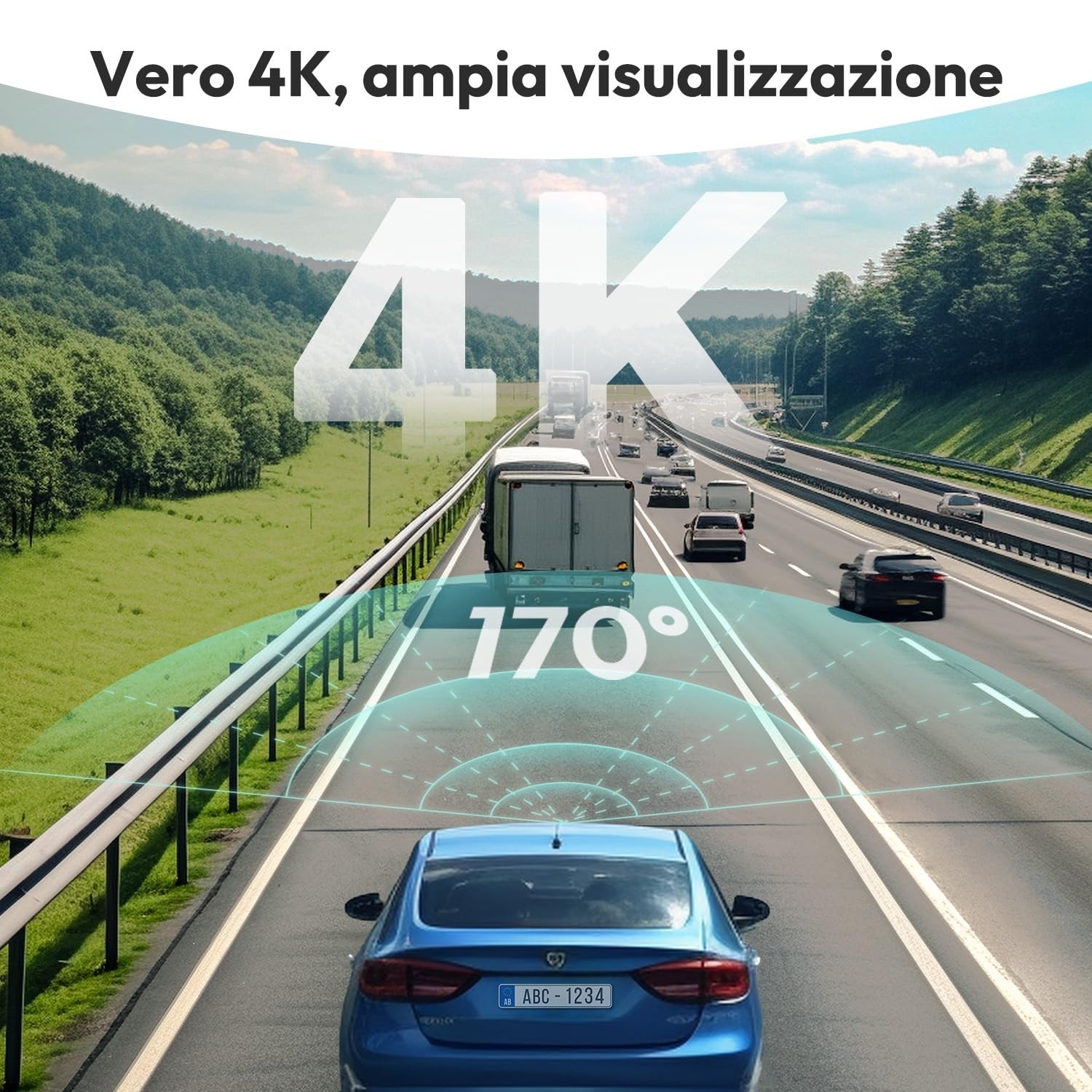 Botslab Dash Cam Auto 4K Fronte Retro Starvis Adas Wdr 64gb GPS Integrato WIFI - Miniatura 23