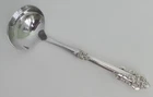 Grande Baroque by Wallace Sterling Silver Handle Gravy Ladle Stainless Bowl