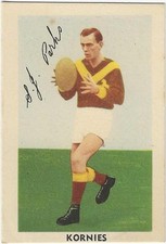 1953 Kornies Footballers In Action (No. 52) S. PARKES Box Hill