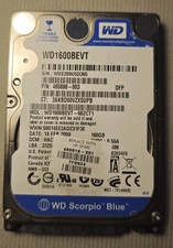 Hard Disk Usato SATA 2,5" 160GB WD WD1600BEVT