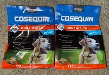 COSEQUIN SENIOR Joint Health Maximum Strength 120 CT Soft X 2 BAGS EXP 2027+