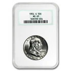 1954-S Franklin Half Dollar MS-65 NGC