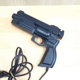 Sega Saturn white Console with 2 Virtua Gun controllers & 5 games Japanese