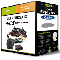 Elektrosatz 13-Pol Spezifisch für Ford Explorer 06.2024-Jetzt NEU Inkl. EBA