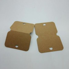 Large Brown Recycled Necklace/ Braclet Display Cards Pack of 50