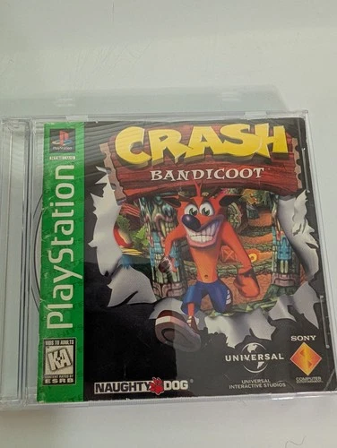 Crash Bandicoot (Sony PS1, Greatest Hits 1996) - *Loose Disc, Manual Included