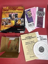 AD&D Advanced Dungeons & Dragons Collector's Edition PC 1994 Big Box w/ 9 Games
