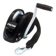 Draw-Tite 142314 - Black Cover Trailer Winch 1800Lb Singlespeed W/20Ft Strap