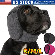 Waterproof Dog Ear Muffs Grooming Swimming Calming Hood Noise Cover CW