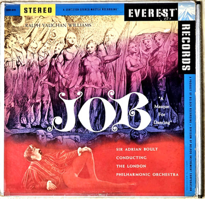 VAUGHAN WILLIAMS- Job Masque for Dancing- BOULT/LONDON PHIL.- Everest  SDBR 3019
